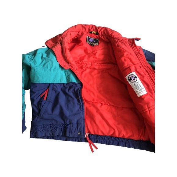 Vintage 90s Field & Stream Men's Size M Retro Puffer Jacket Down Vantage Cloth - Picture 9 of 16